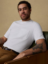 Short-Sleeve Recycled Cotton Tee - Ridge Black