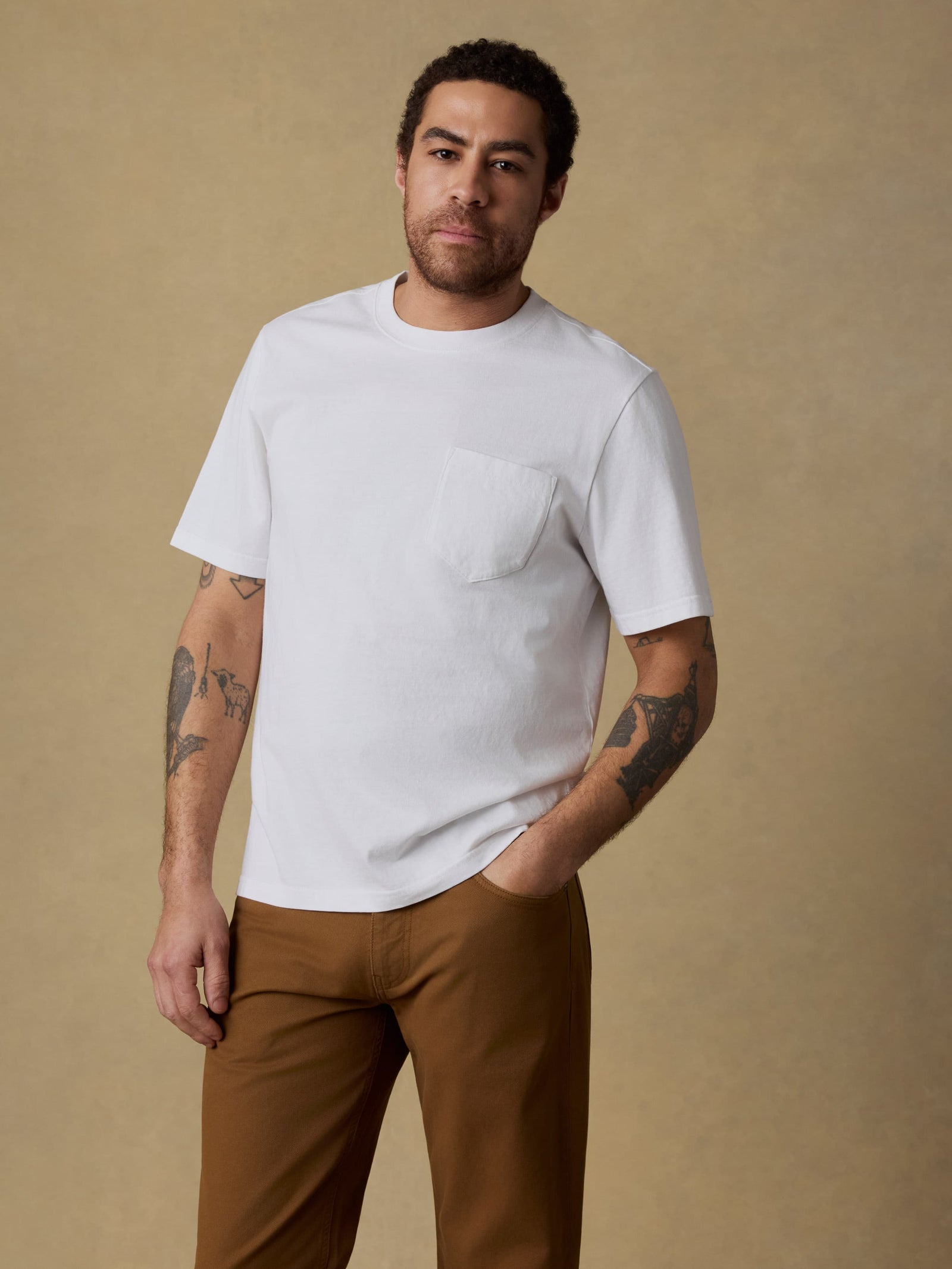Short Sleeve Recycled Cotton Tee