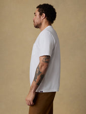 Short-Sleeve Recycled Cotton Tee - Ridge Black
