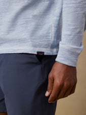 Sunwashed Organic Hoodie - Blue Ivory Feeder
