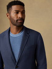 Movement™ Linen Blazer - Deep Sea Navy