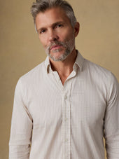 The Movement™ Shirt - Faded Khaki Gingham