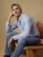 The Movement™ Shirt - Light Blue Gingham