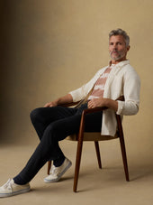 Organic Denim Button Down Shirt - Natural