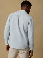 Organic Denim Button Down Shirt - Rocky River Wash