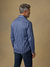 Movement™ Monterey Shirt - Navy Tide Check