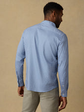 Movement™ Monterey Shirt - White Blue Check