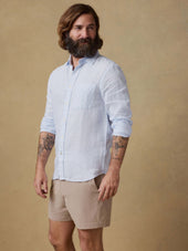 Laguna Linen Shirt - Summer Classic Stripe