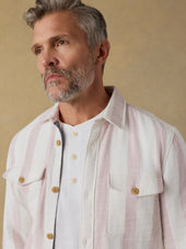 Belmar Workshirt - Sienna Cream Stripe