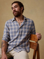 Palmetto Shirt - Shore Flint Plaid