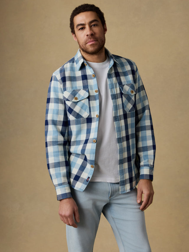 Indigo Overshirt - Indigo Island Buffalo