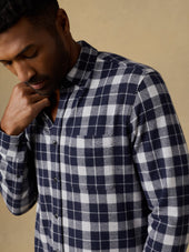 Legend™ Sweater Shirt (Single Pocket) - Midnight Lake Plaid