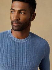 Sunwashed Crewneck Sweater - Blue Sea