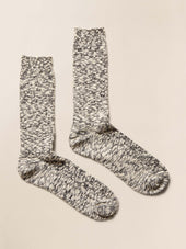 Valley Ridge Slub Sock - Black