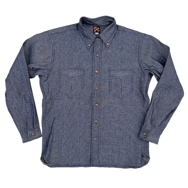 Berkeley Shirt L/S - NOS Indigo Dobby