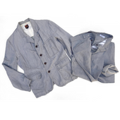 "Nouvelle Vague" Slacks - Slate Grey