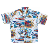 Rock 'n' Roll Shirt "Action Packed" Type II - White