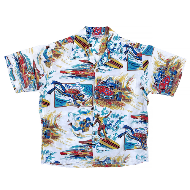 Rock 'n' Roll Shirt "Action Packed" Type II - White
