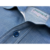 Snipes Shirt - Indigo HBT - Last One - Size Small