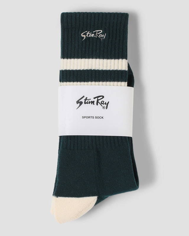 Sports Sock (Botanical Green / Natural )