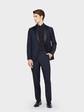 Camicia Slim In Cotone Nero