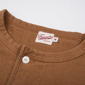 13 Ounce Henley L/S Tobacco