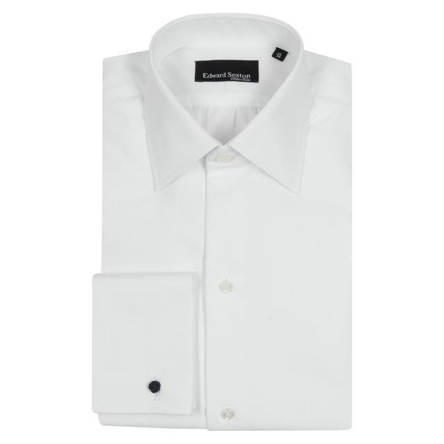 White Loose Fit Marcella Front Dress Shirt