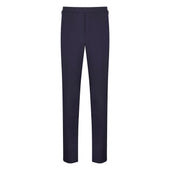 Navy High Twist Contemporary Trousers