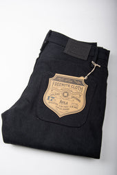 Avila Slim Taper 17 ounce Black Denim