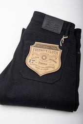 Portola Classic Taper 17 Ounce Black Denim