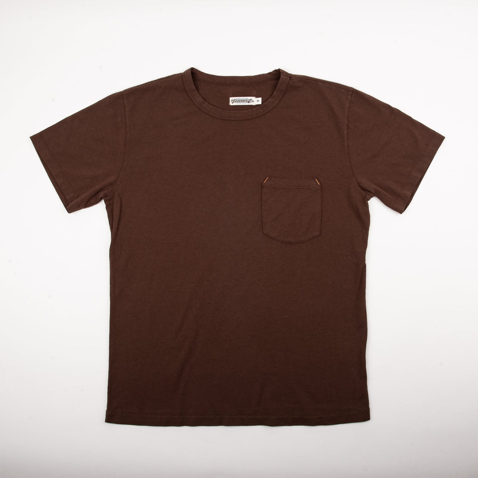 9 Ounce Pocket T-Shirt Chocolate