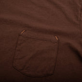 9 Ounce Pocket T-Shirt Chocolate
