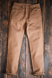 Portola Classic Taper 15 Ounce Brown Denim