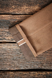 Portola Classic Taper 15 Ounce Brown Denim