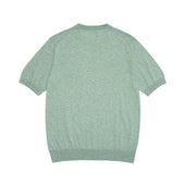 Green Knitted Cashmere blend T-Shirt