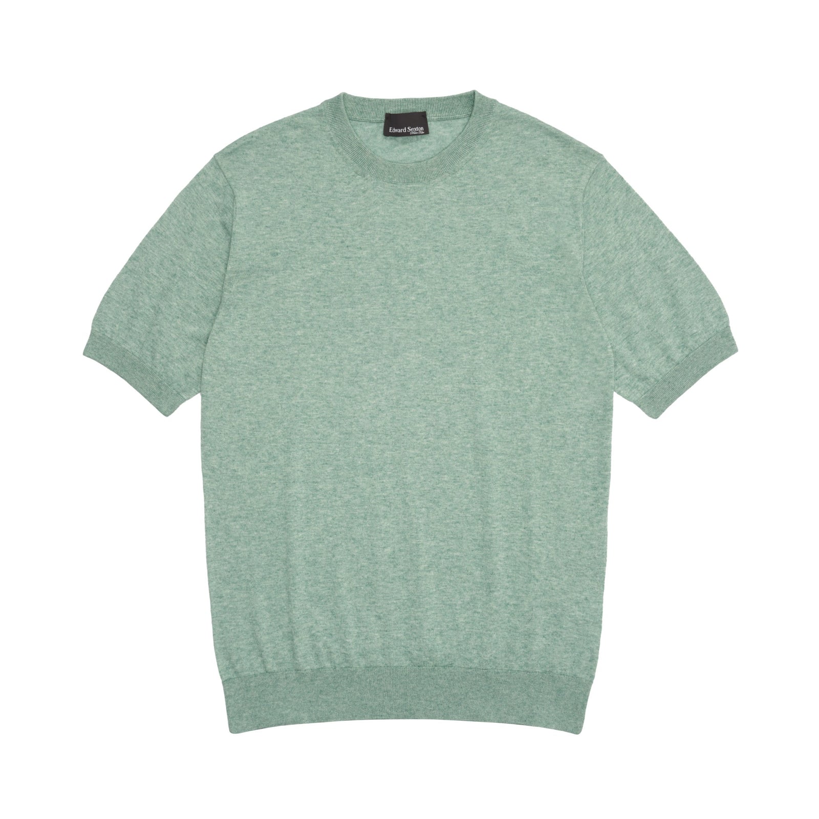 Green Knitted Cashmere Blend T Shirt