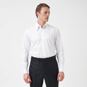 Pin Collar Shirt With Button Cuffs