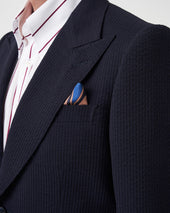 Navy Seersucker Heritage Jacket