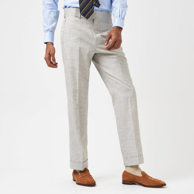 Dirty White Classic Trousers
