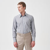 Bengal Stripe Pin Collar Shirt