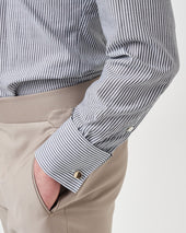 Bengal Stripe Pin Collar Shirt