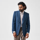 Turquoise Hopsack Jacket