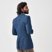 Turquoise Hopsack Jacket