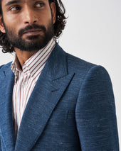 Turquoise Hopsack Jacket