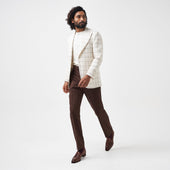 Cream Cashmere Blend T-Shirt