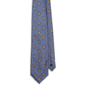 Sky Blue with Gold Mandala Tie