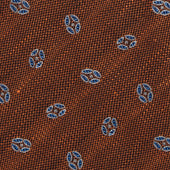 And Blue Abstract Paw Tie