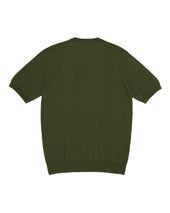 Moss Green Silk Blend T-Shirt