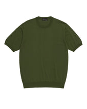 Moss Green Silk Blend T-Shirt