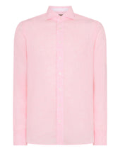 Men S Cannes Linen Shirt Pink